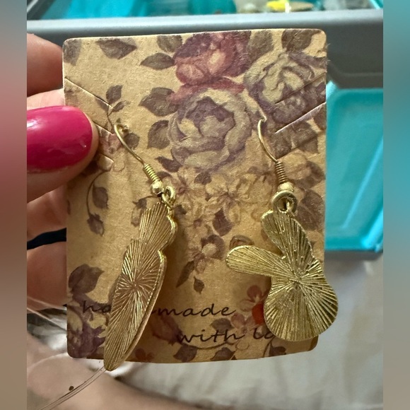 Bunny and carrot earrings - Picture 2 of 2